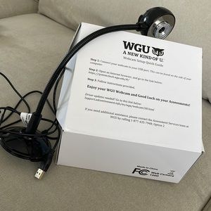 WGU webcam camera NEW
